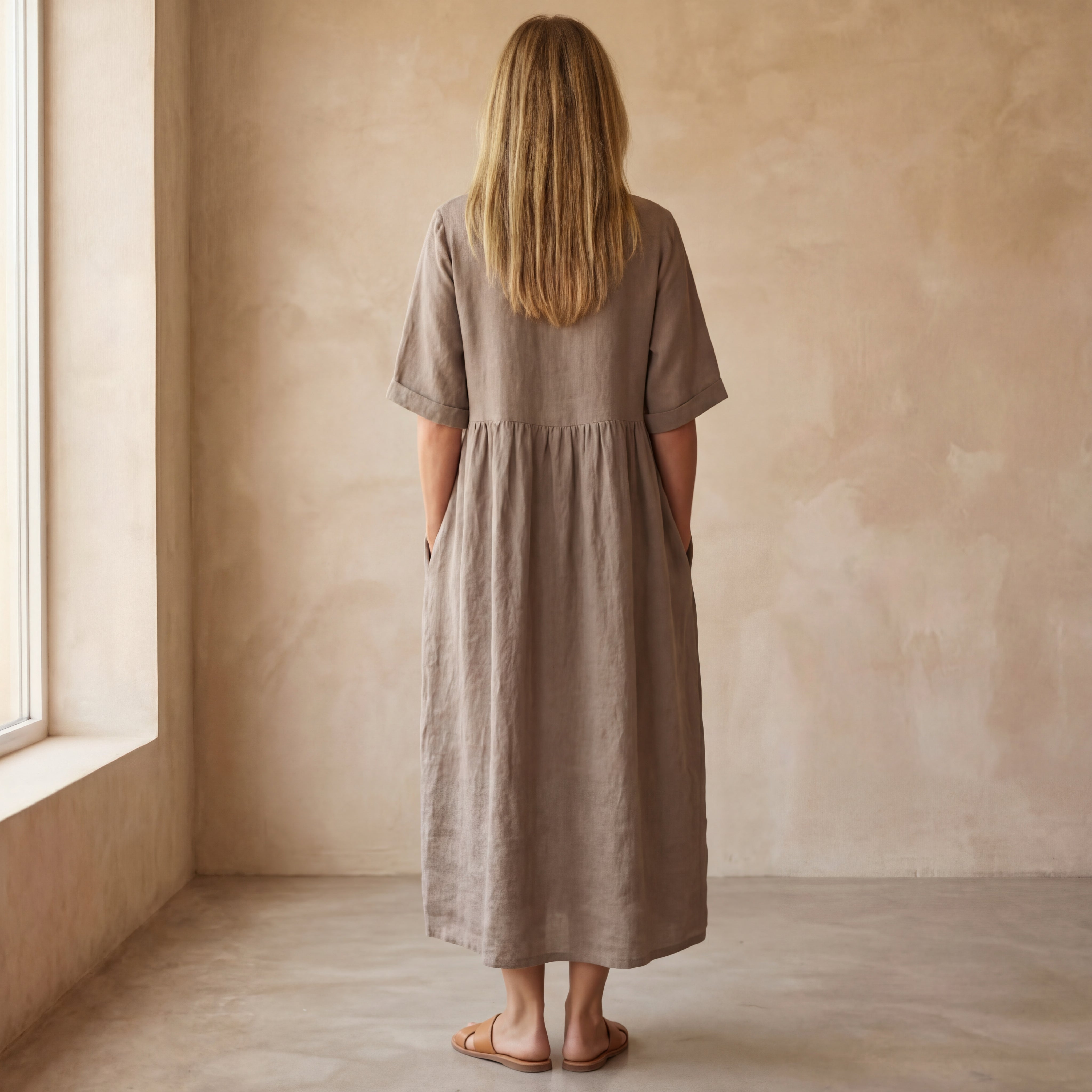 MELANIA - BOHO COTTON DRESS