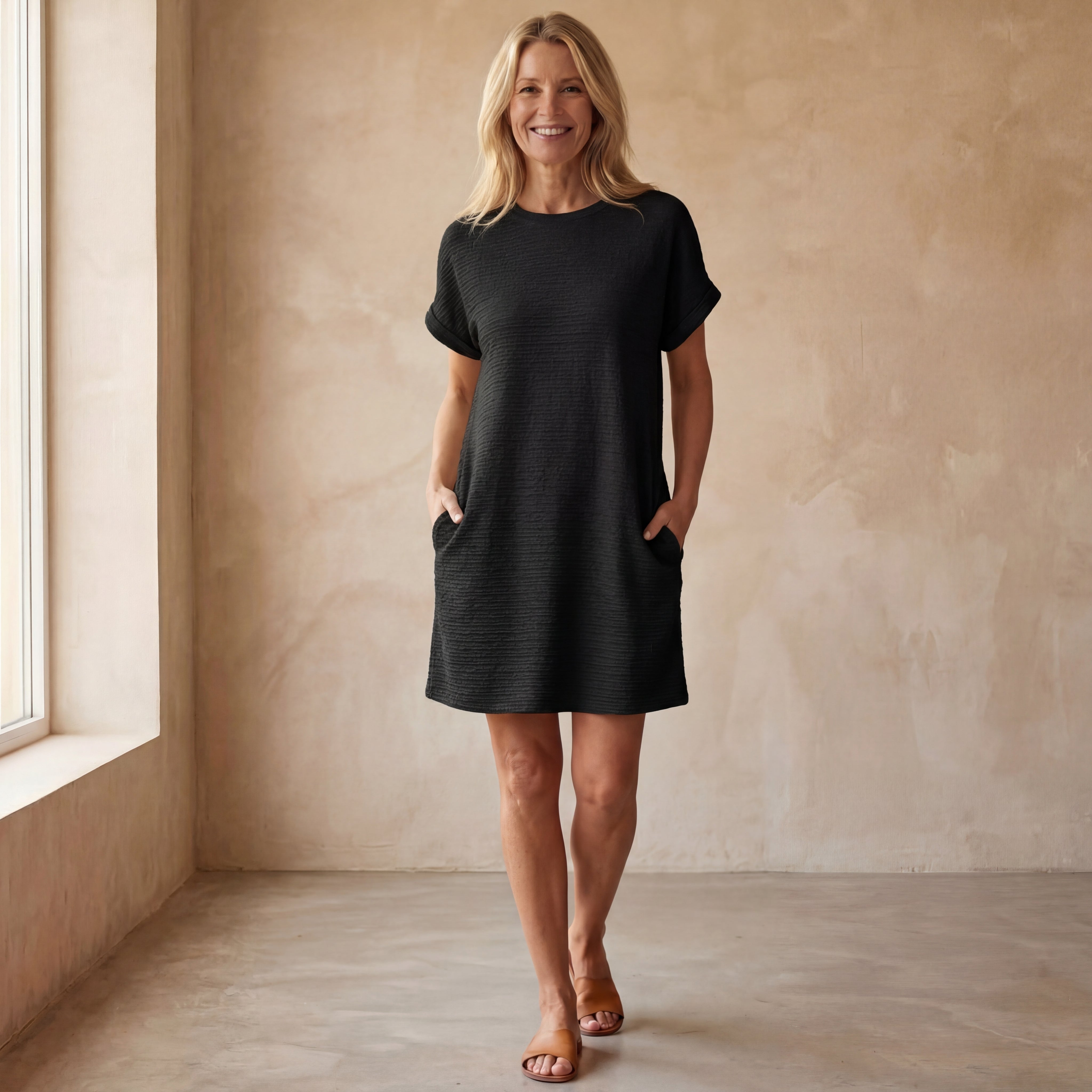 WAINE - CASUAL DRESS WITH POCKETS