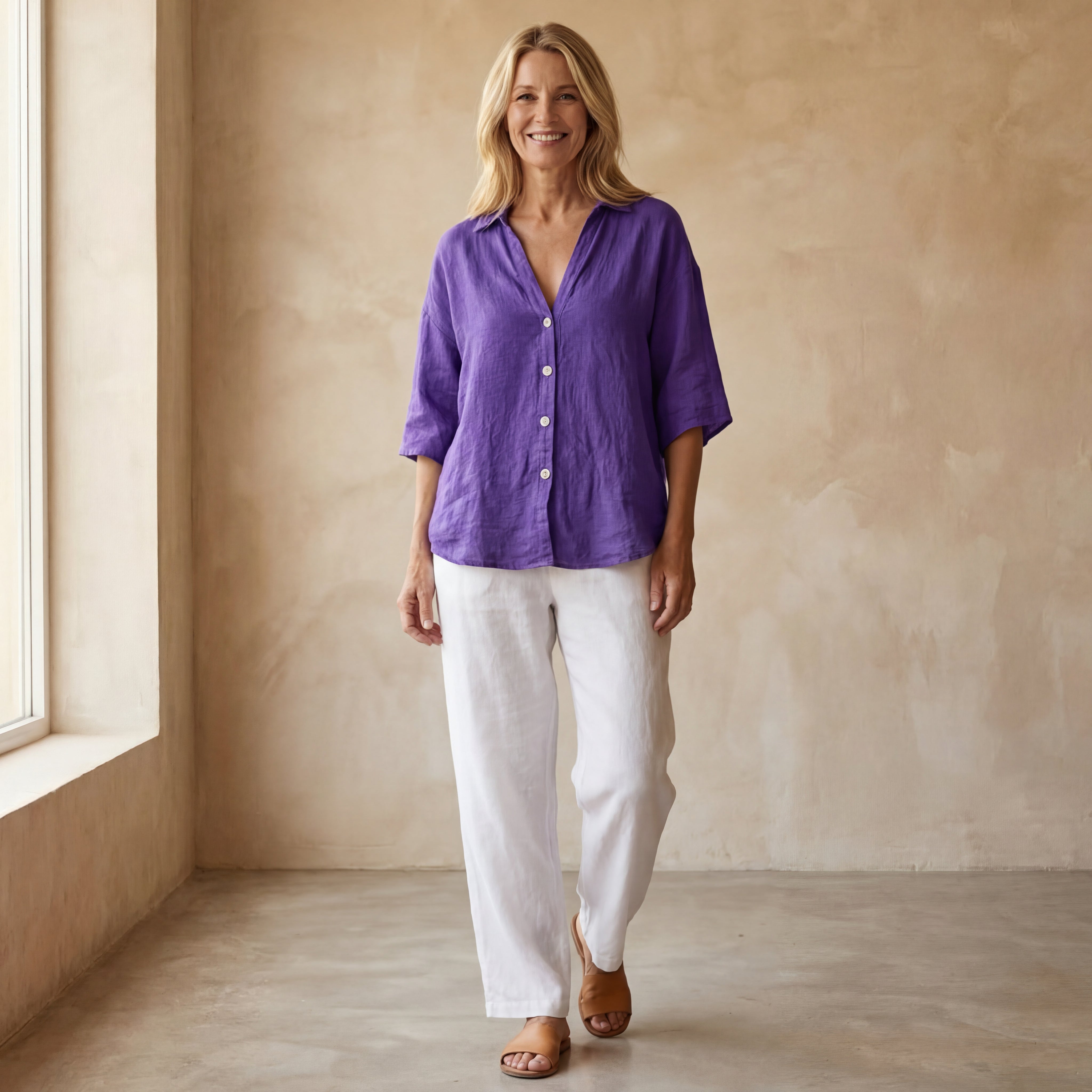 MEDIRA - COTTON & LINEN SHIRT