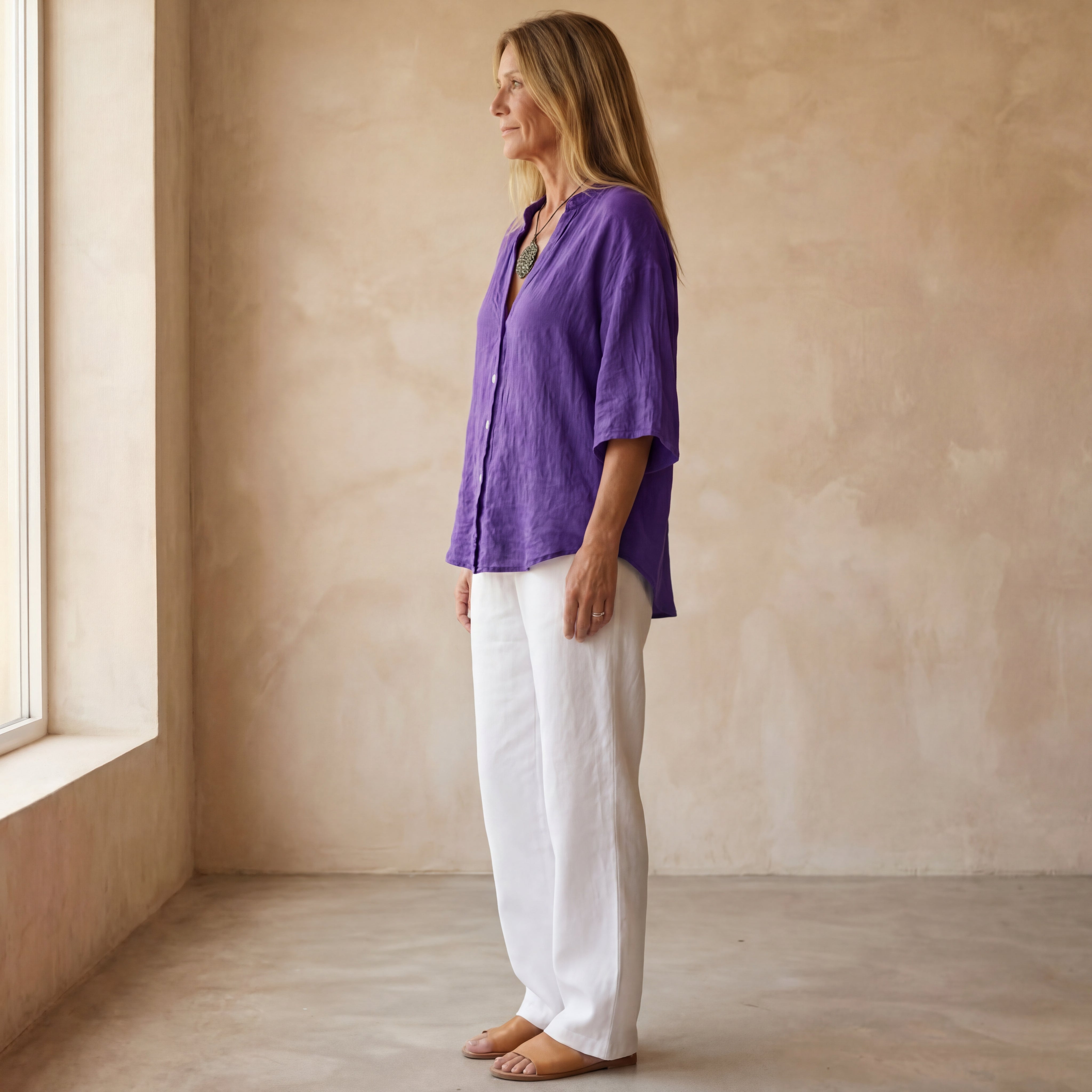 MEDIRA - COTTON & LINEN SHIRT