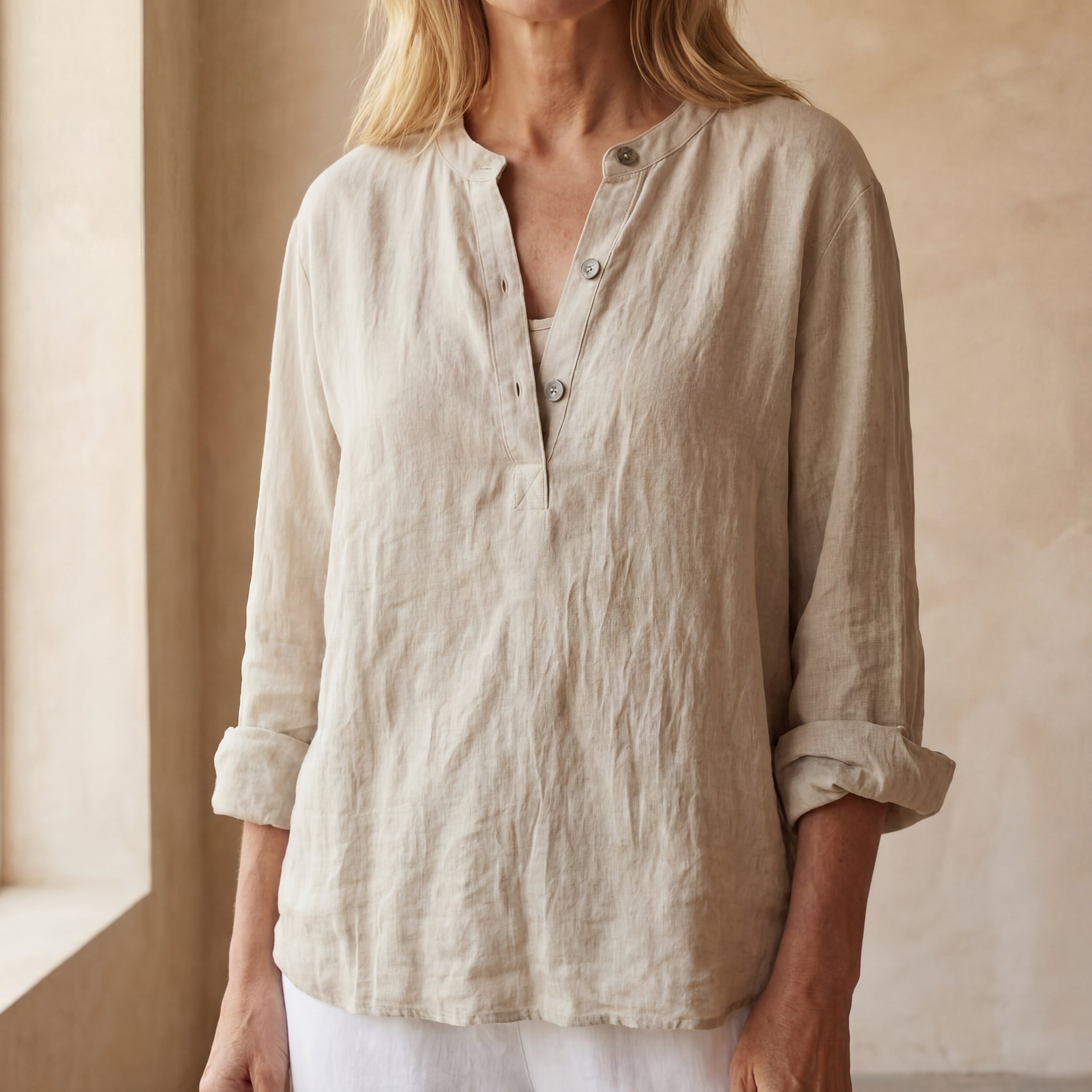 SEREMIA - STYLISH LINEN SHIRT