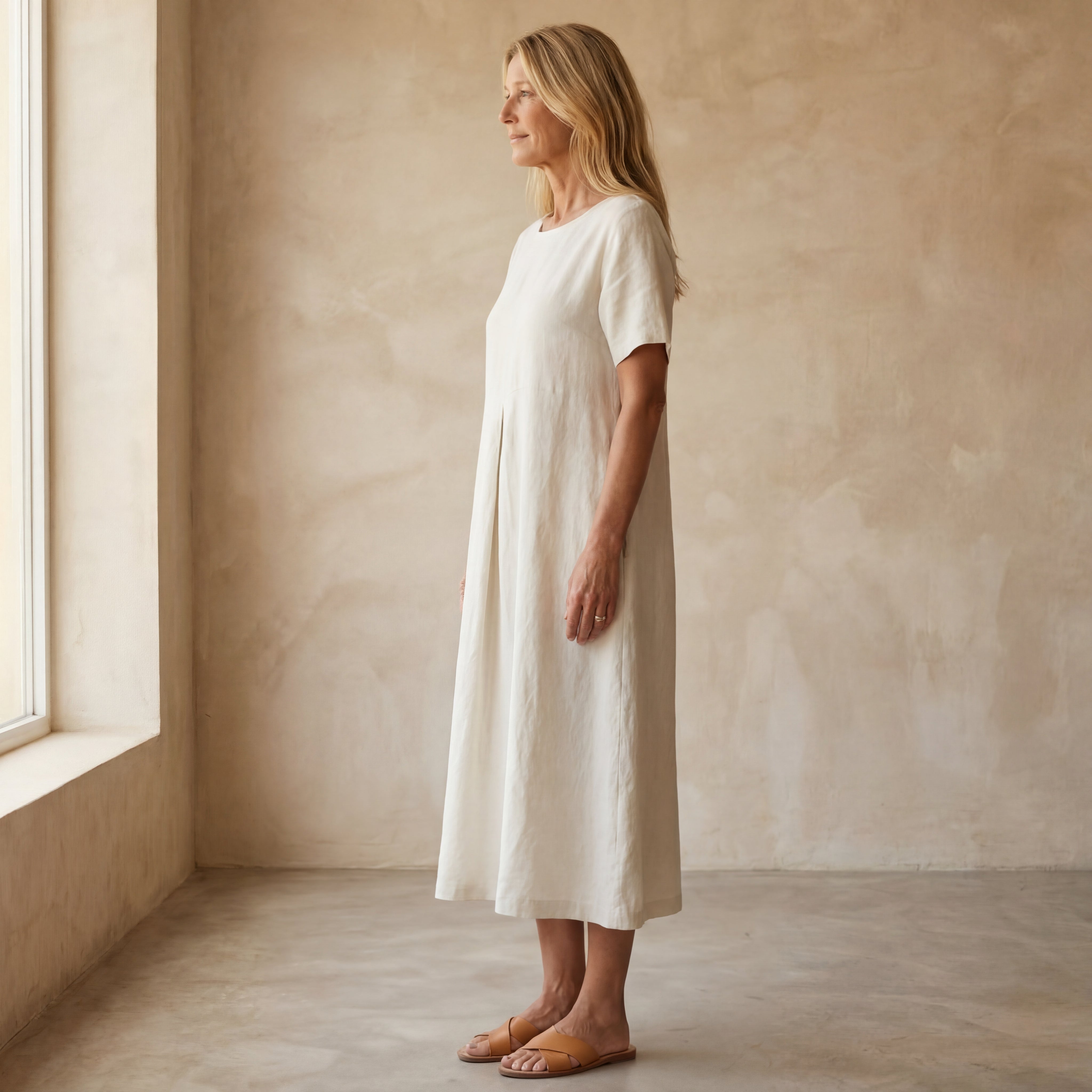 ARANDA - Comfy Cotton Dress