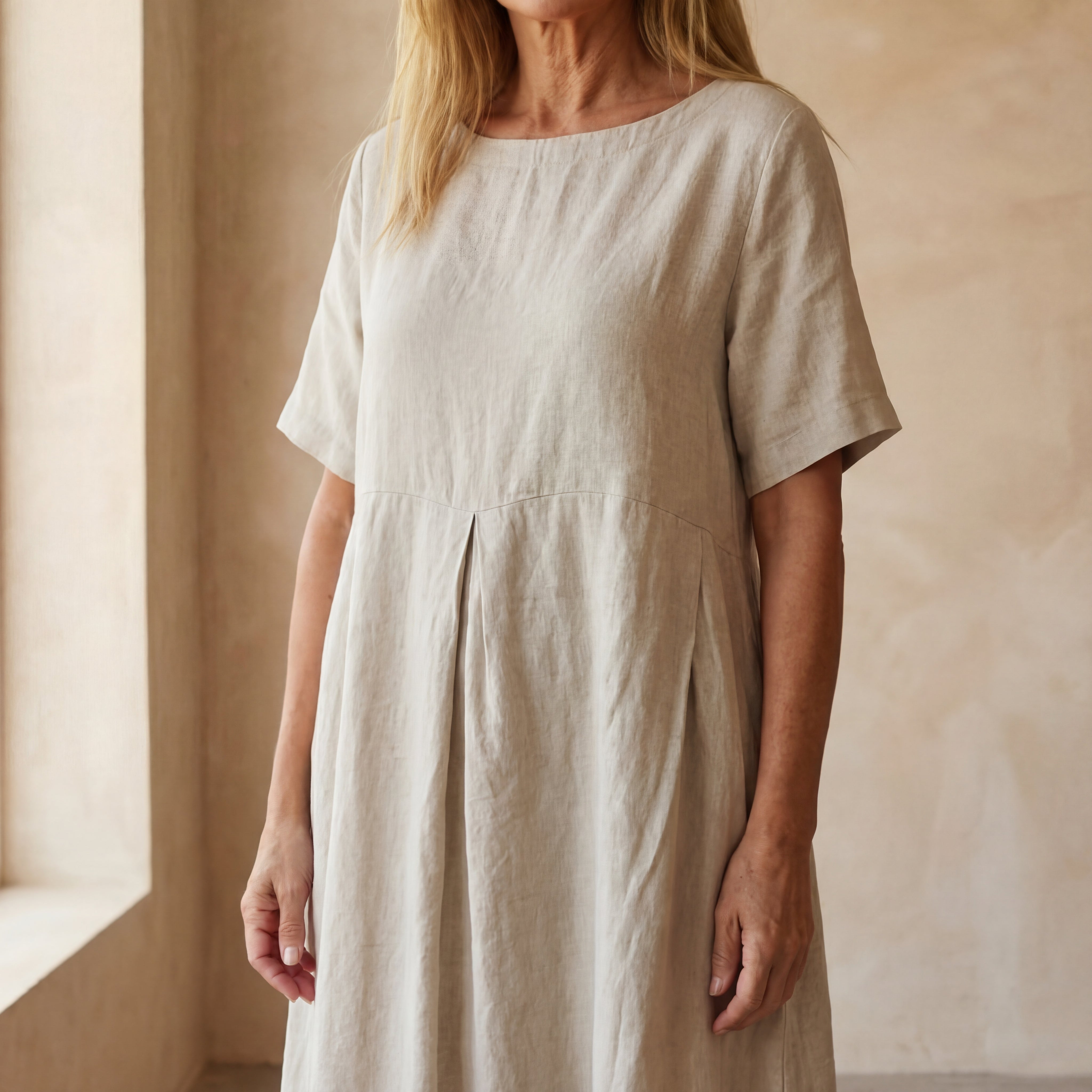 ARANDA - Comfy Cotton Dress
