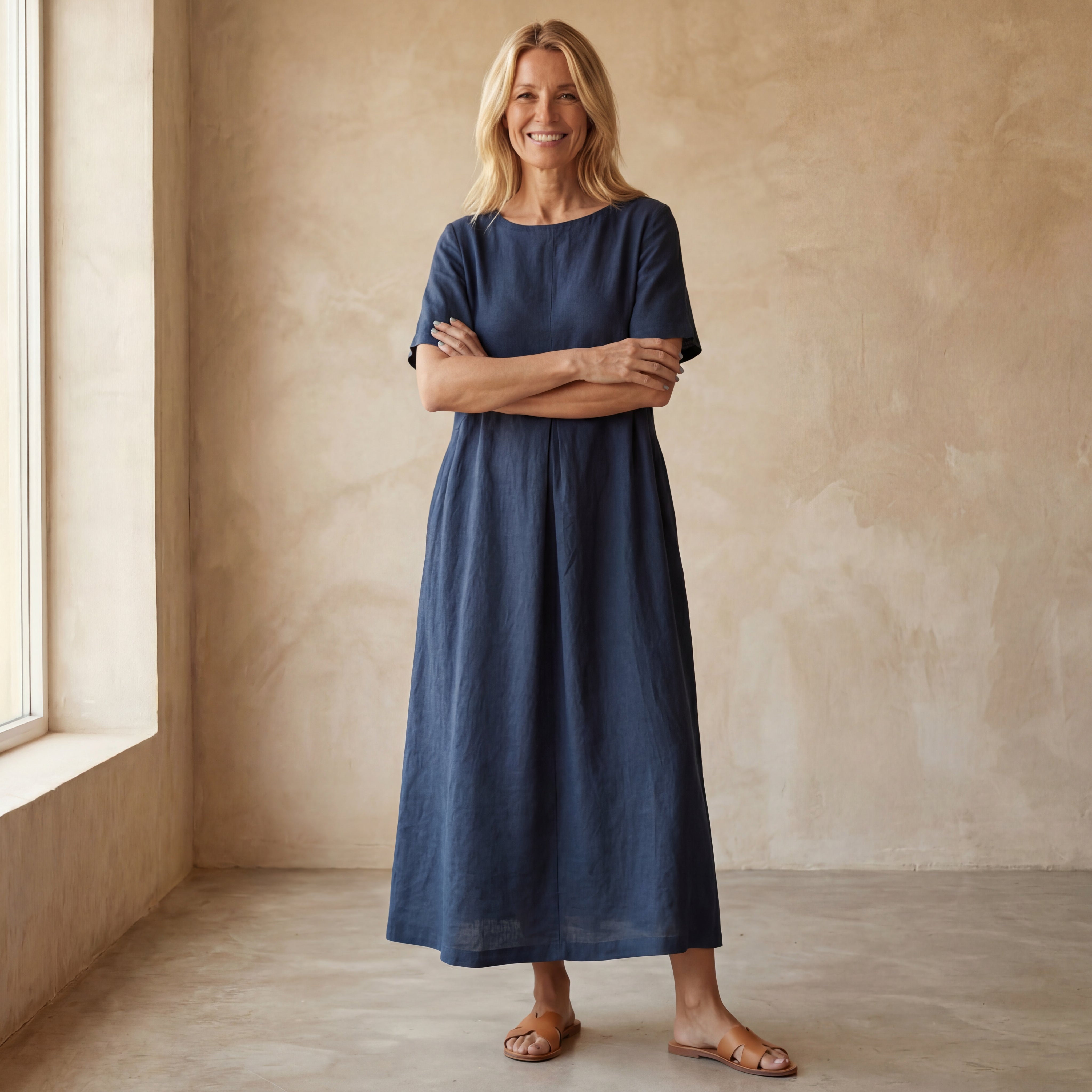 ARANDA - Comfy Cotton Dress