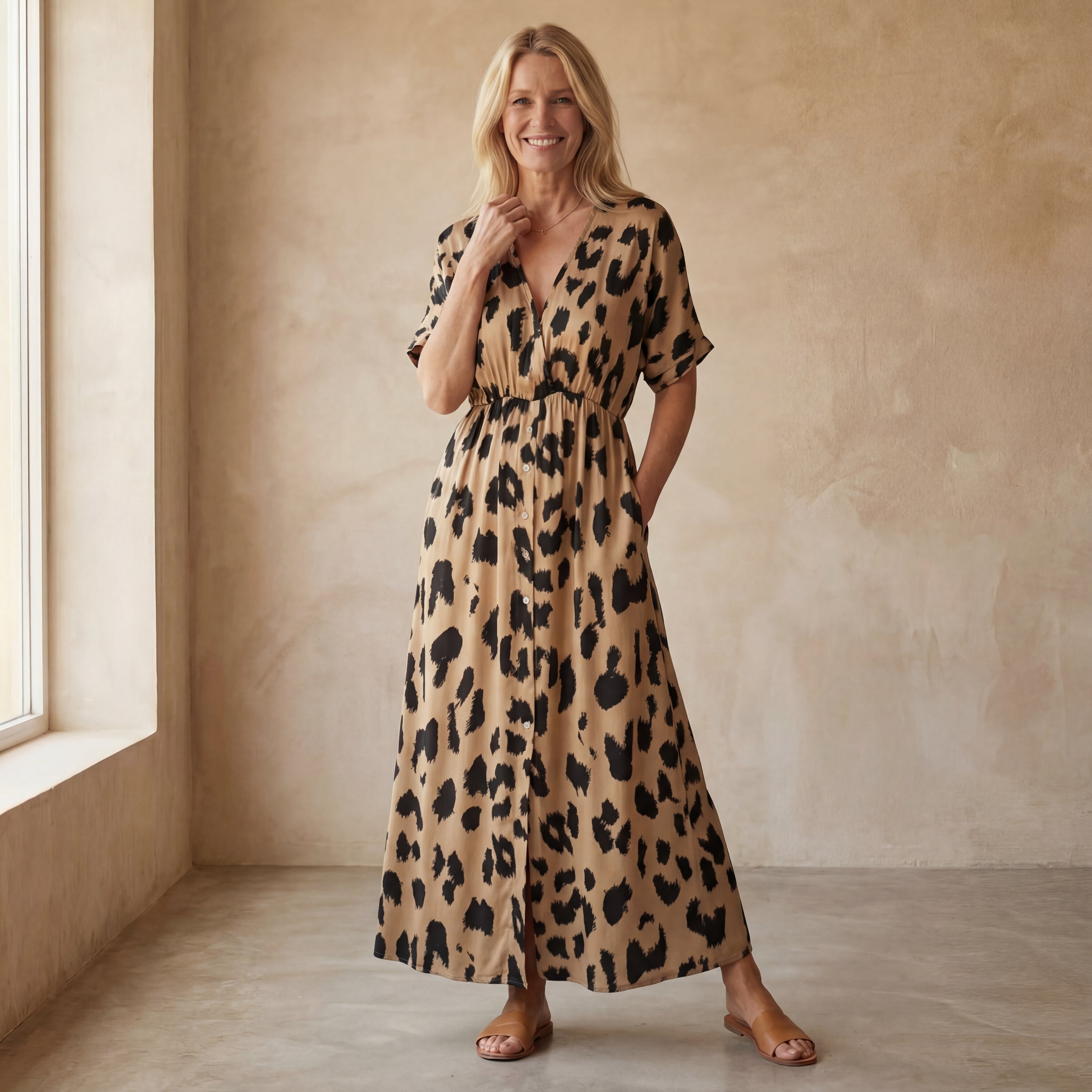 ONUIA - LEOPARD PRINT DRESS