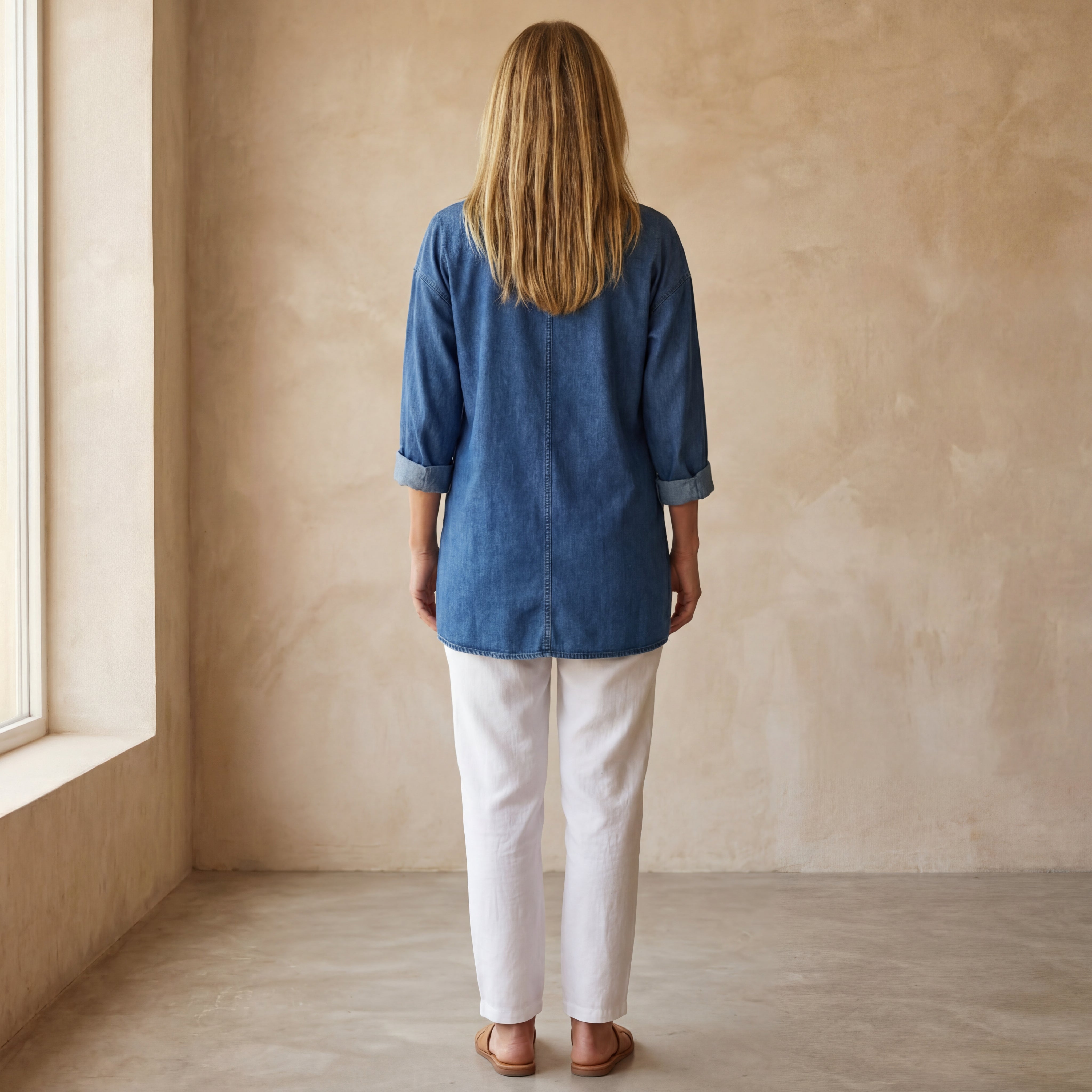 ANADASA - RETRO DENIM TOP