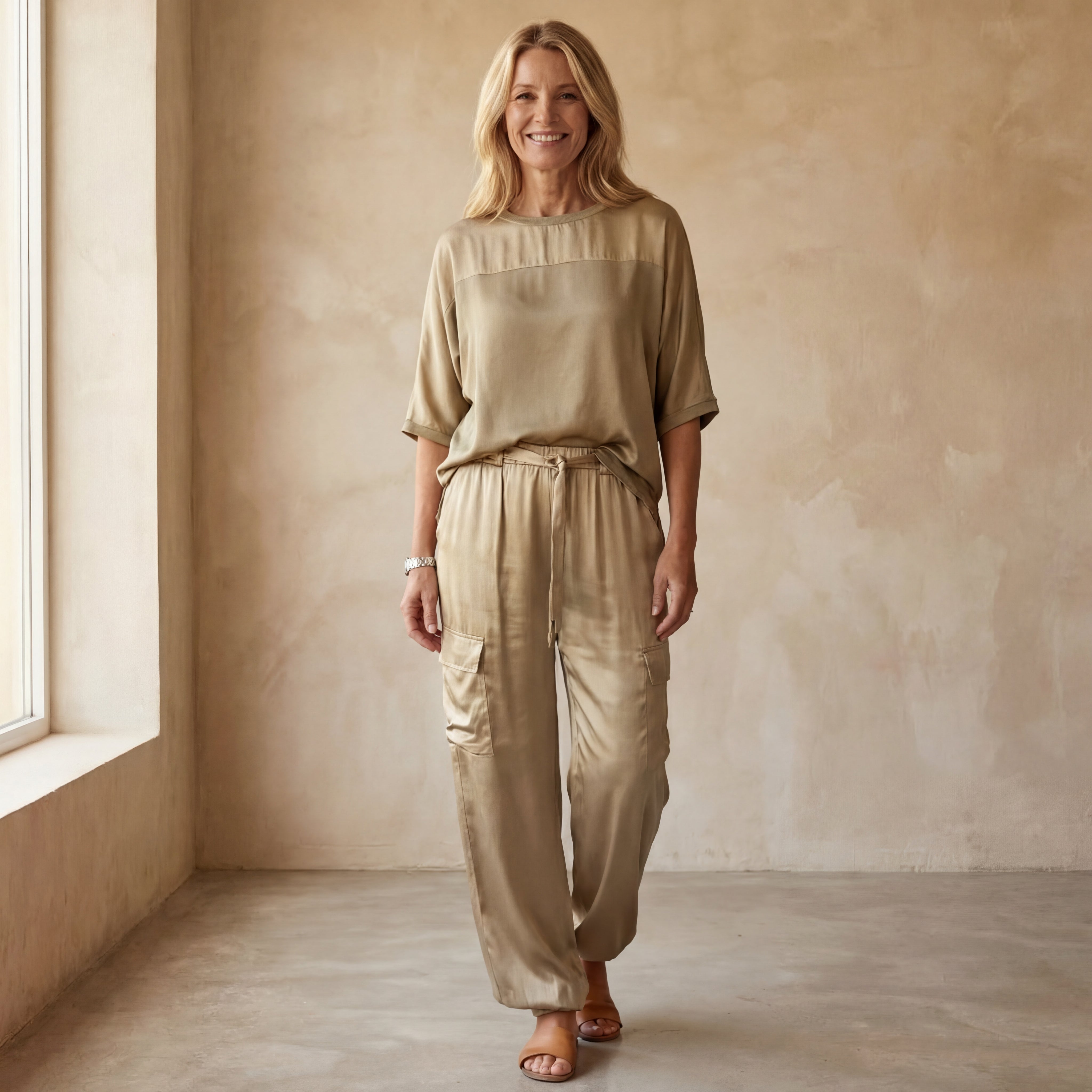 Bohme - Satin Half-Sleeve Set