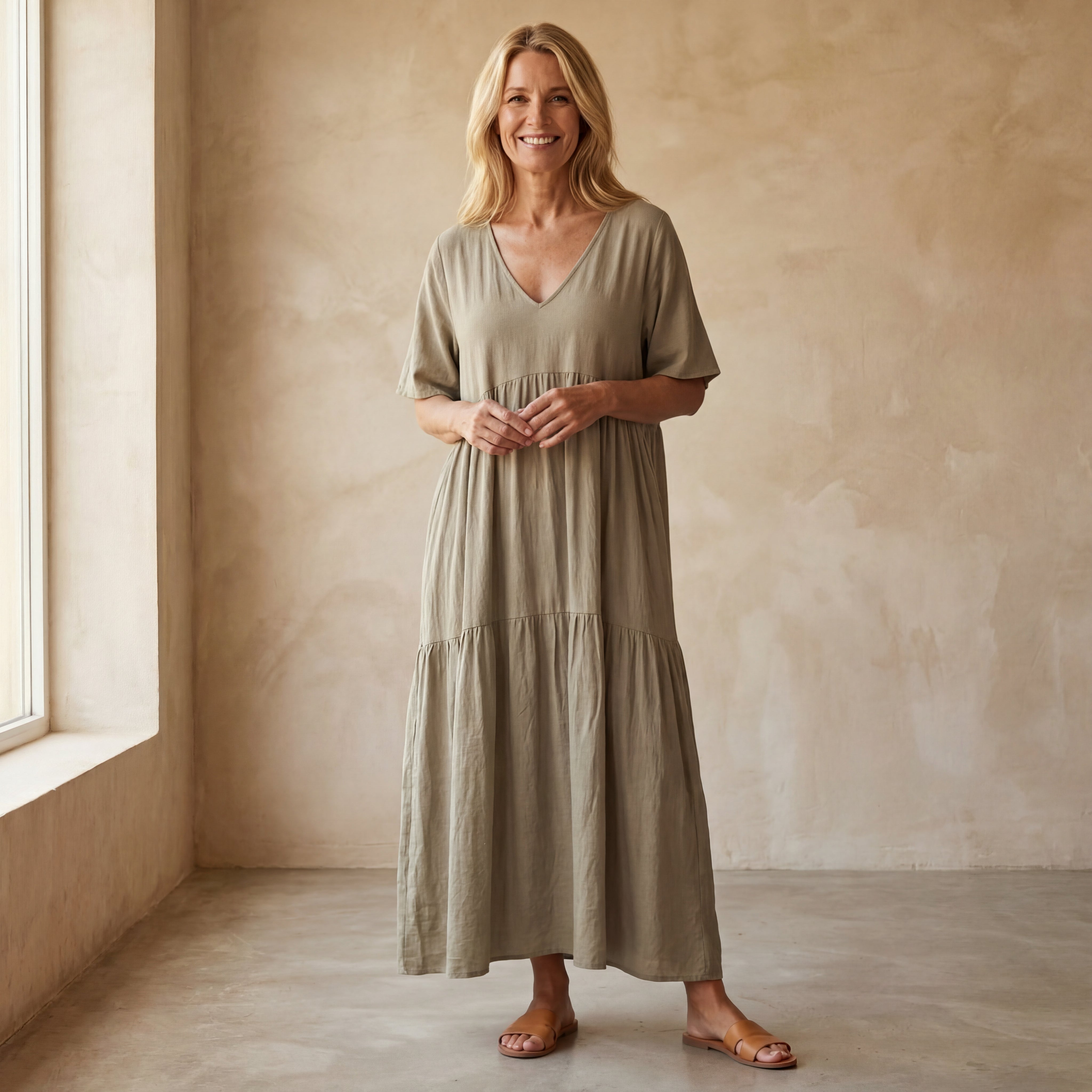 IRATIA - Comfy Cotton Dress