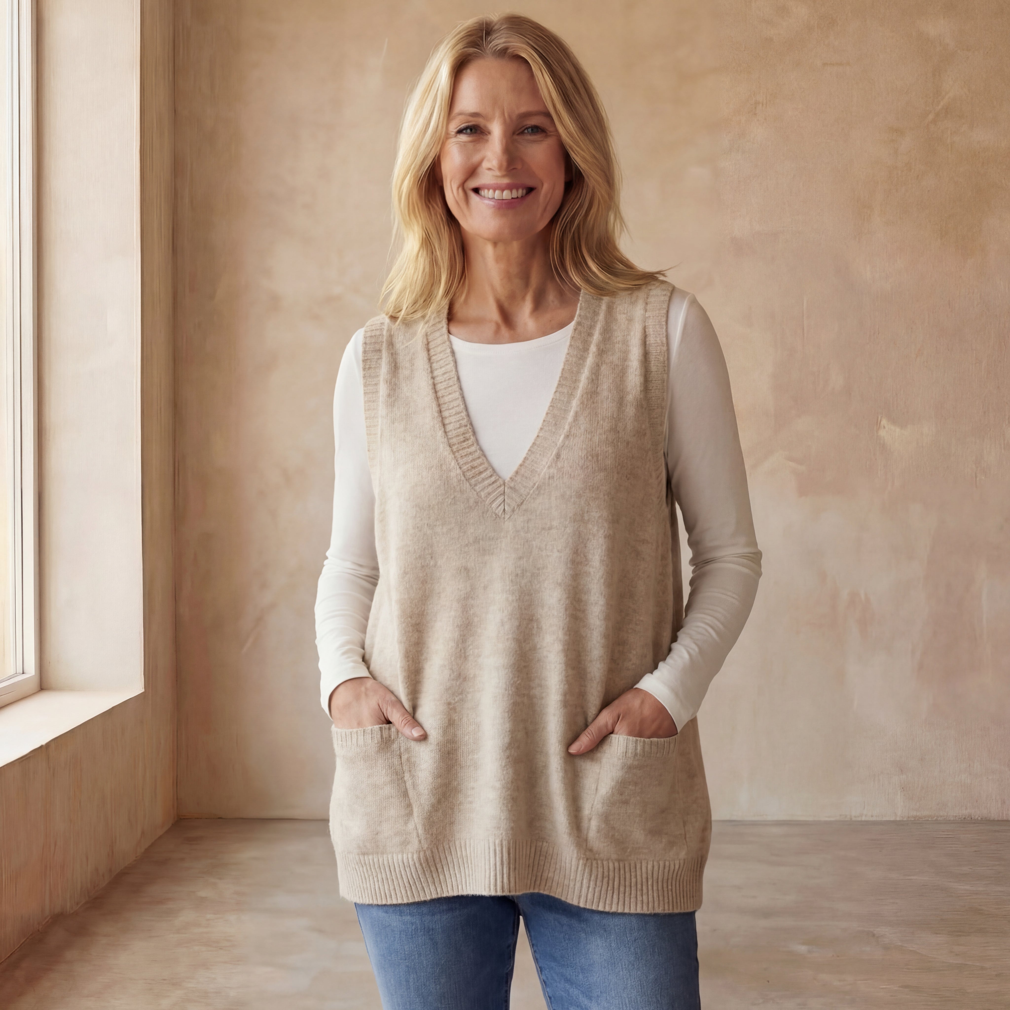 AROLA - Cozy Knit Vest