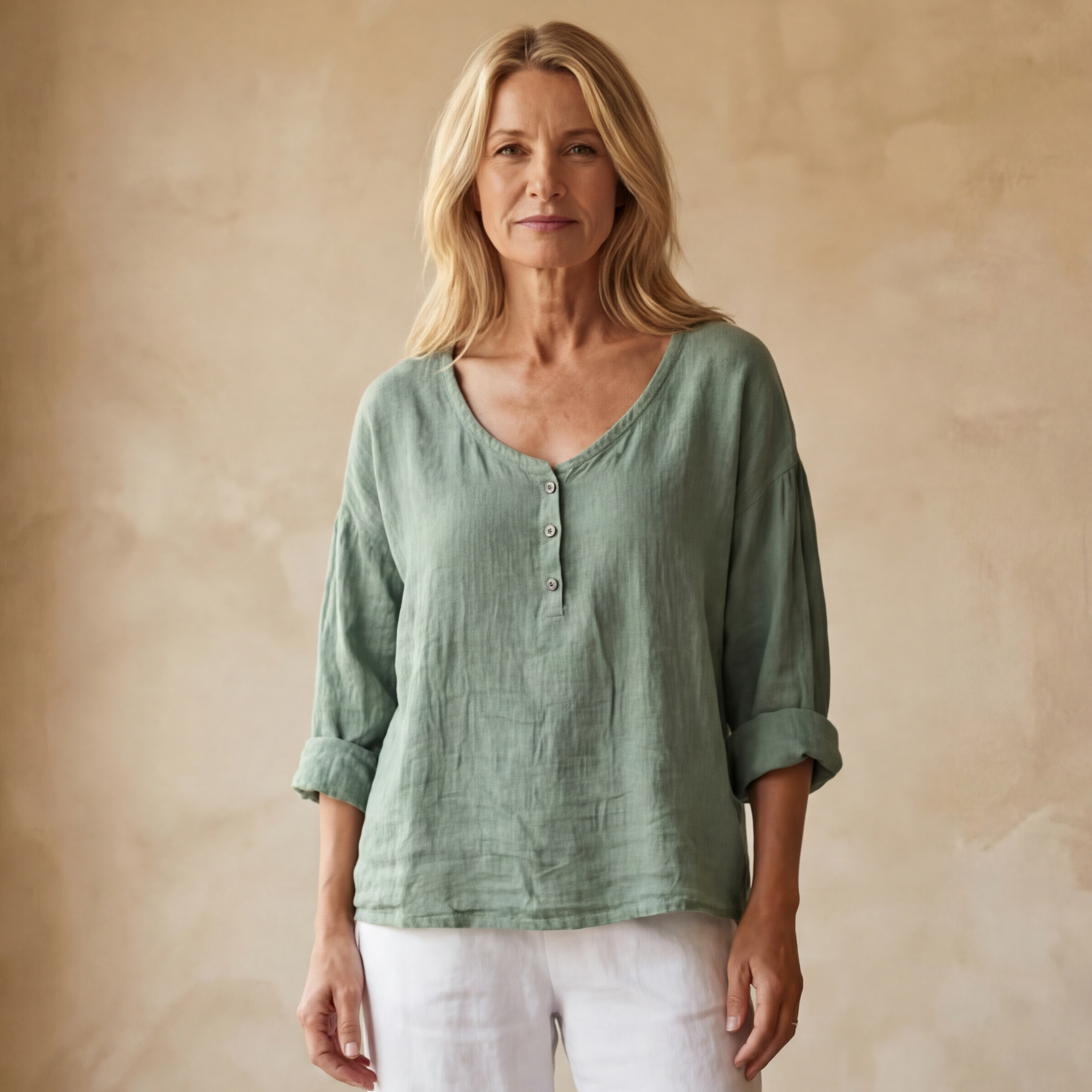 ANARIA - STYLISH LINEN SHIRT