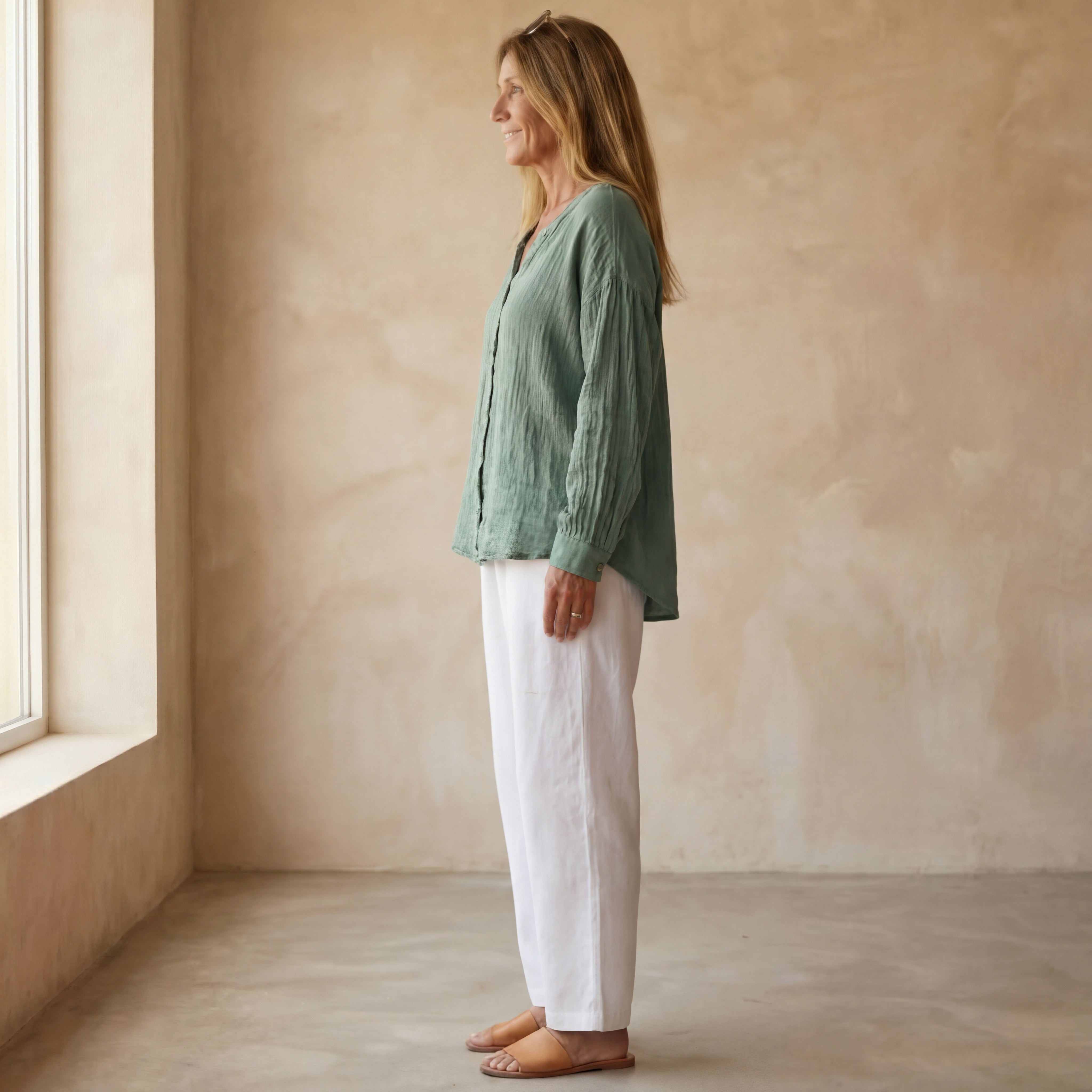ANARIA - STYLISH LINEN SHIRT