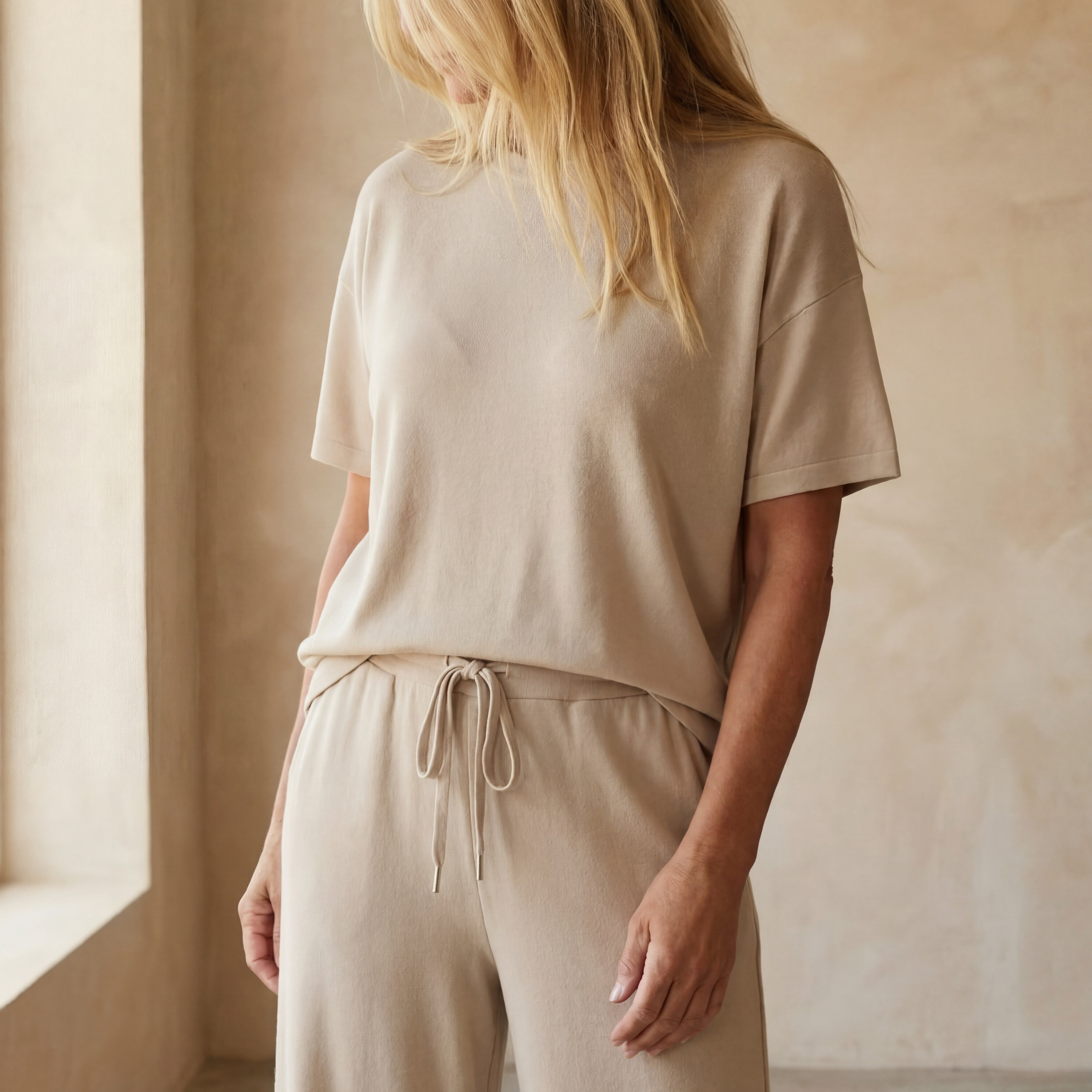 ASANARE - Soft Casual Top and Pants Set